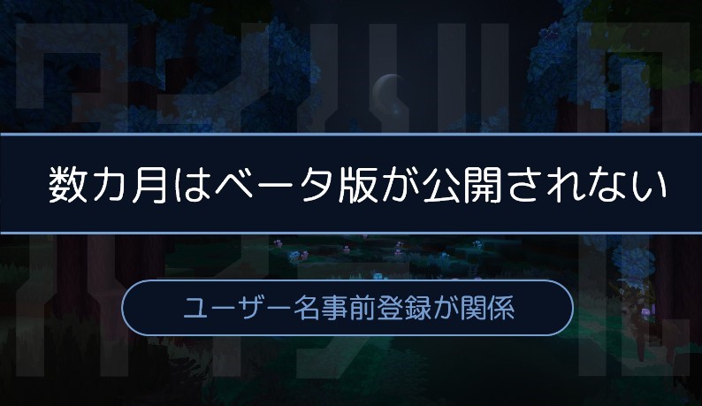 数カ月はベータ版が公開されない